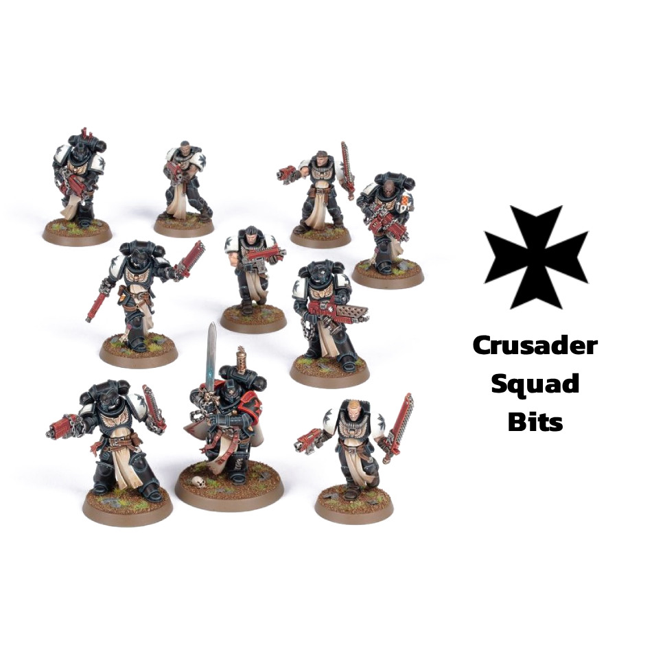 [เติมของ แยกชิ้น] Primaris Crusader Squad Bits อะไหล่ Warhammer 40K Black Templars Space Marine