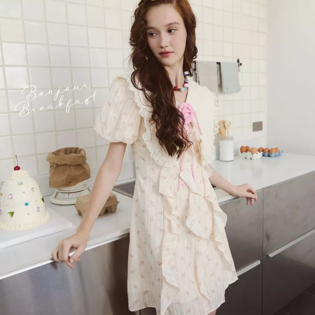La Mignonne (XS-4XL) Ali Amory Dress มินิเดรสใส่ออกงาน ใส่ทำงาน ดีไซน์สวยหรูดูแพง ตัวผ้าเบาใส่สบาย