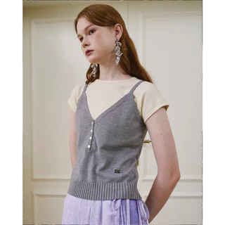 Glossible Marnie knit-layer top เสื้อไหมพรมทอ