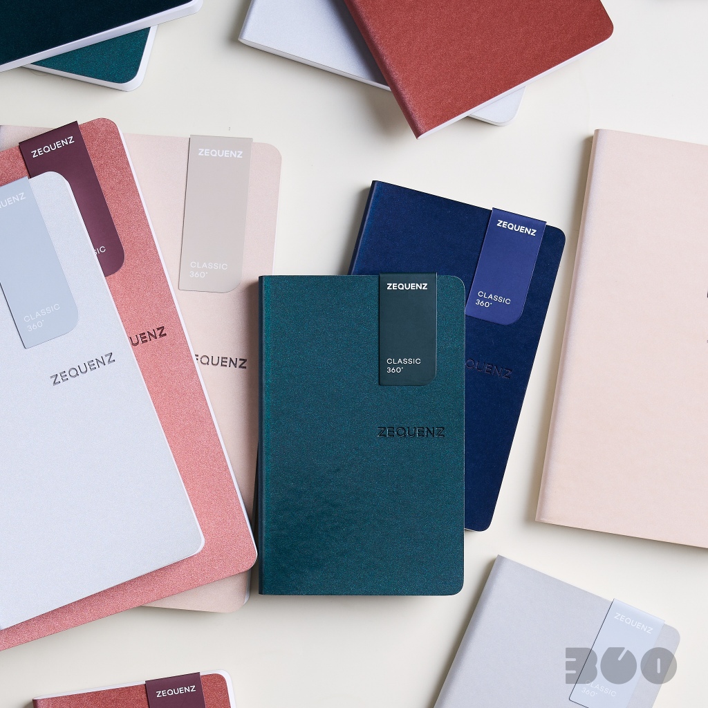 ZEQUENZ دفتر GALAXY Slim — أزرق فضائي — صورة 6