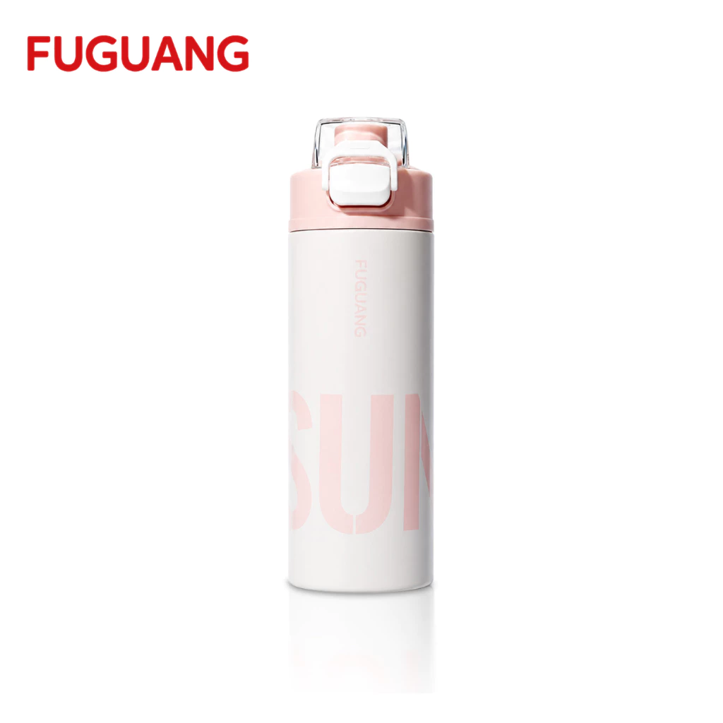 Fuguang กระบอกน้ำเก็บอุณหภูมิ เก็บร้อน 6 ชม. เก็บเย็น 24 ชม. 480ml กระบอกน้ำพกพา Sports Thermal Cup