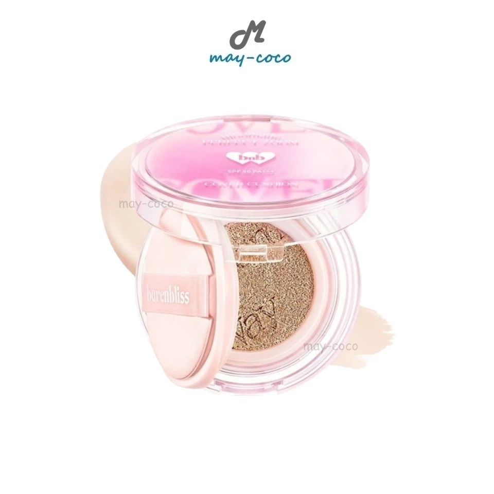 ถูก/แท้/มีไลฟ์ คุชชั่น คูชั่น Barenbliss Bloomatte Perfect Zoom Cover Cushion คุชชั่นแมท บางเบา คุมมัน เบลอรูขุมขน สวย