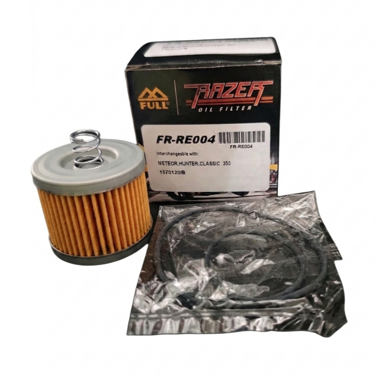 โรยัล เอ็นฟีลด์ FULL RAZER กรองน้ำมันเครื่อง FR-RE004 Royal Enfield Meteor 350 Classic 350 Hunter 35