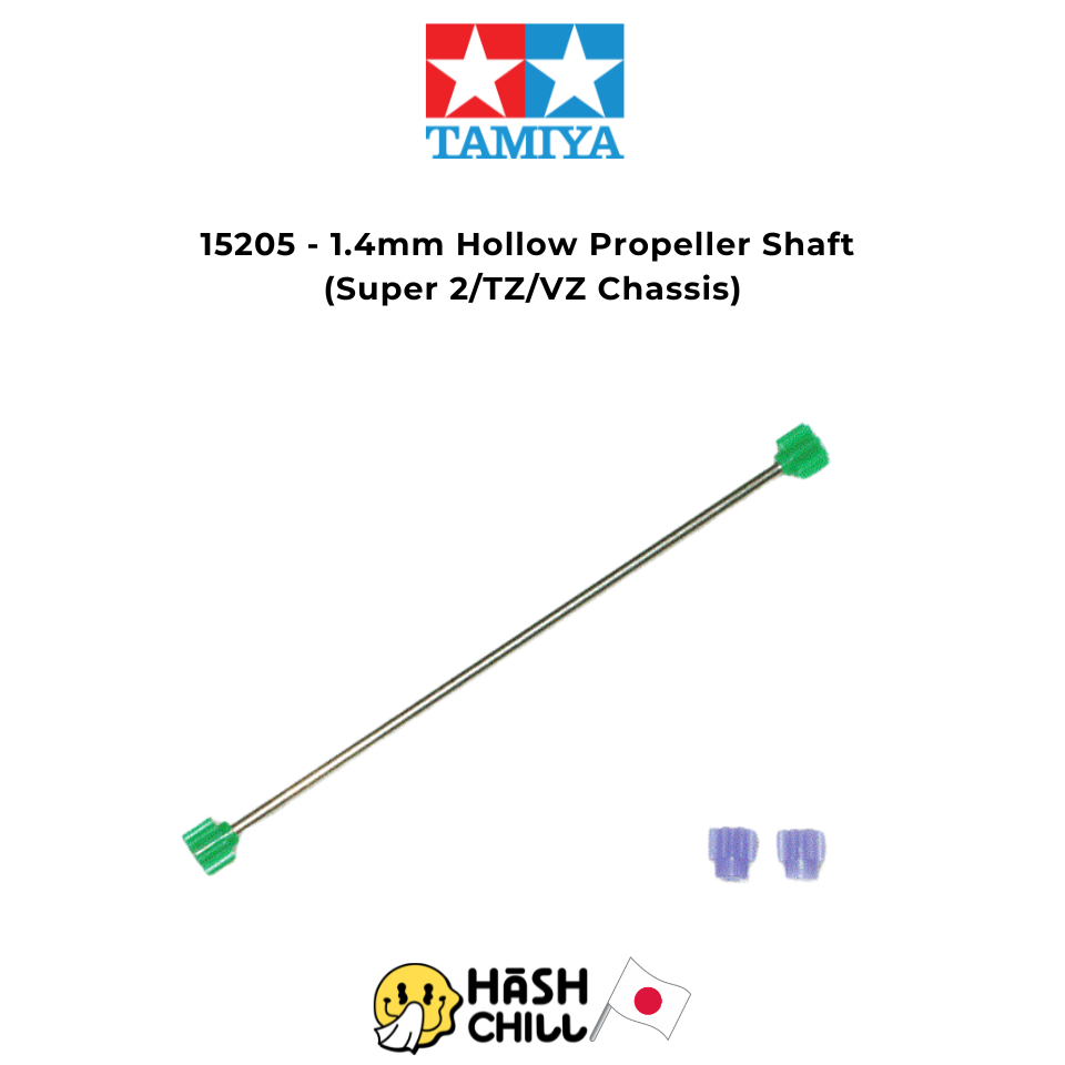 Tamya 15205 - 1.4mm Hollow Propeller Shaft (Super 2/TZ/VZ Chassis)