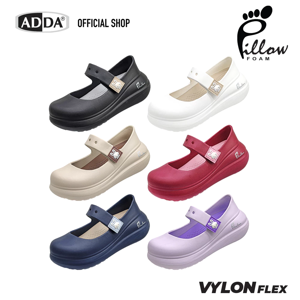 ADDA Pillow Foam รองเท้าสวมหัวโต สำหรับผู้หญิง รุ่น 5PF09W1 (ไซส์ 4-7)