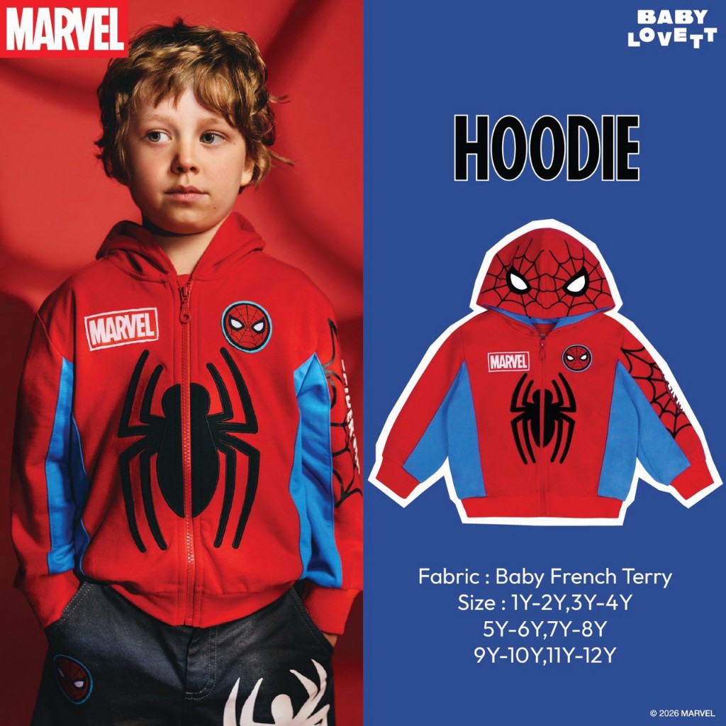 [Babylovett] 01 Spider-Man - Hoodie