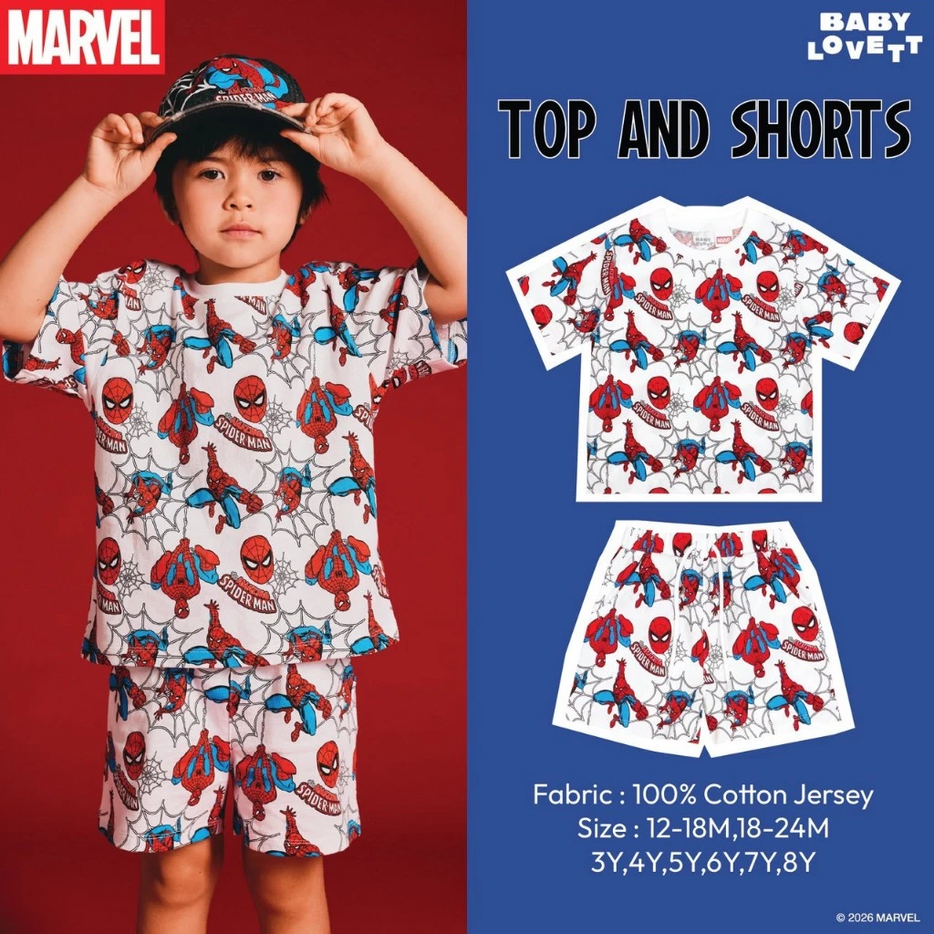[Babylovett] 07 Spider-Man - Top and Shorts