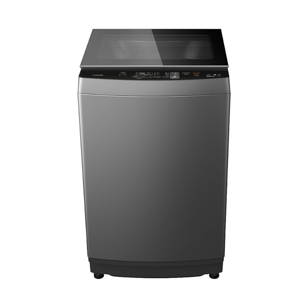 TOSHIBA เครื่องซักผ้าฝาบน 14 กก. รุ่น AW-DUM1500LT(MK) Direct Drive Inverter Ultra Fine Bubble ประกันมอเตอร์ 10 ปี