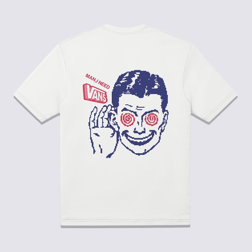 เสื้อVANS NEED VANS SS TEE WHITE สินค้ามีประกันแท้