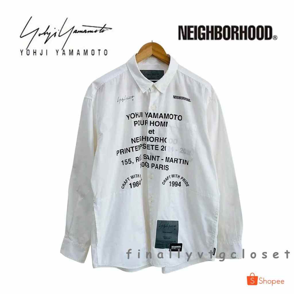 Yohji Yamamoto Pour Homme x Neighborhood Printed Shirt