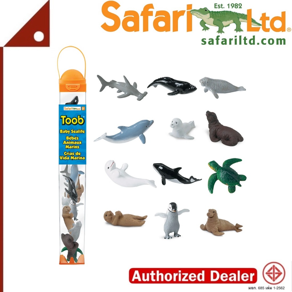 Safari Ltd. : SFR680704 โมเดลลูกสัตว์ทะเล Baby Sea Life TOOB®