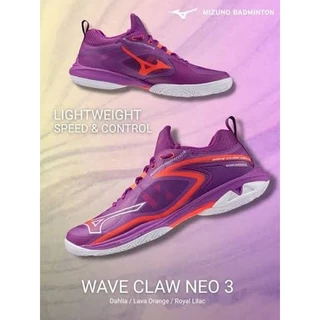 Mizuno รองเท้าแบดมินตันMIZUNO WAVE CLAW NEO 3 WIDE น้ำหนักเบา กระชับ ซัพพอร์ตเท้า สีใหม่ 2026 by Akira Badminton