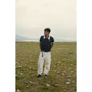 NWL x TV OFF, Carpenter Work Pant Off-White / กางเกงคาร์เพนเตอร์ สีออฟไวท์