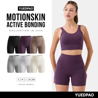 Yuedpao MotionSkin Active Pocket Shorts กางเกงขาสั้นออกกำลังกายผู้หญิง มีกระเป๋า กางเกงวิ่ง โยคะ ฟิตเนส แห้งไว (6 สี)