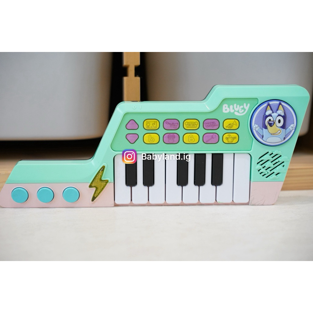 ตำหนิสีลอก ไม่มีสาย VTech Bluey Bluey's Keytar Toy ติดครบ