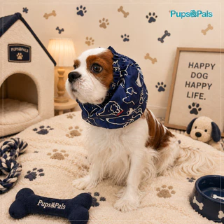 Pups&Pals Pet Snood - Light Fabric ผ้าเนื้อเบา สบาย คลุมกันเลอะสำหรับสุนัขและแมว