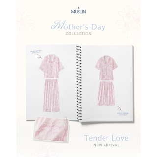 MUSLIN Tender Love - Silk Satin Pajamas [Mother Day collection]