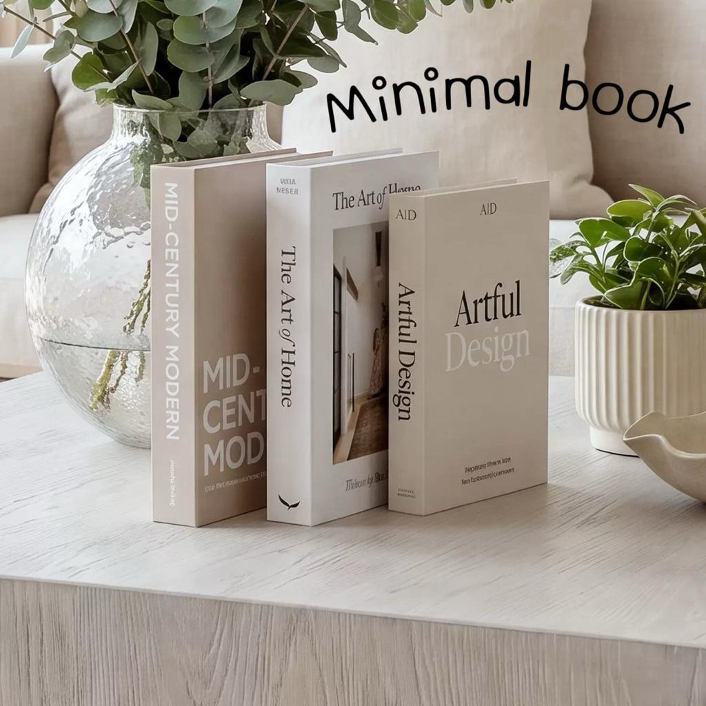 หนังสือปลอม หนังสือ พร๊อพแต่งคาเฟ่ พร๊อพแต่งบ้าน book store