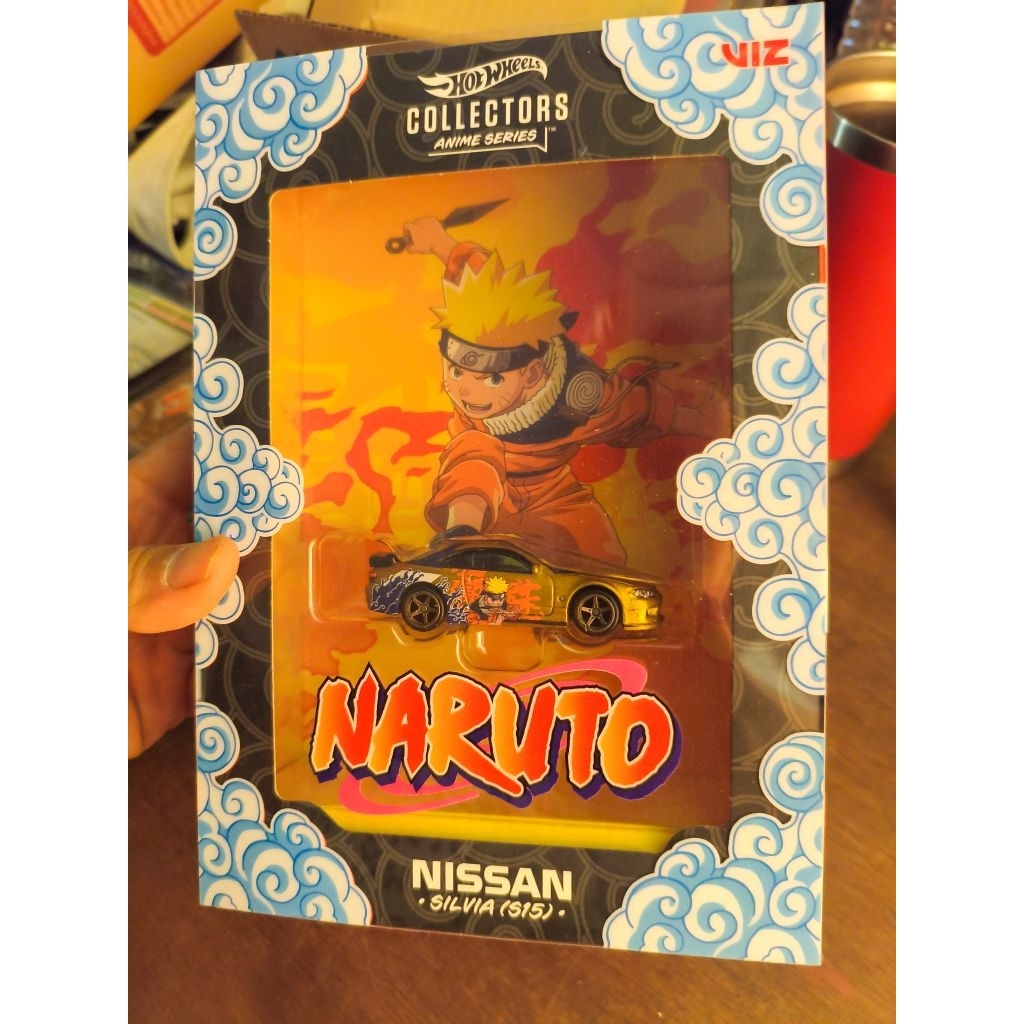 Hot wheels #1 Anime series Naruto Nissan Silvia S15 ใหม่ พร้อมกล่องน้ำตาล