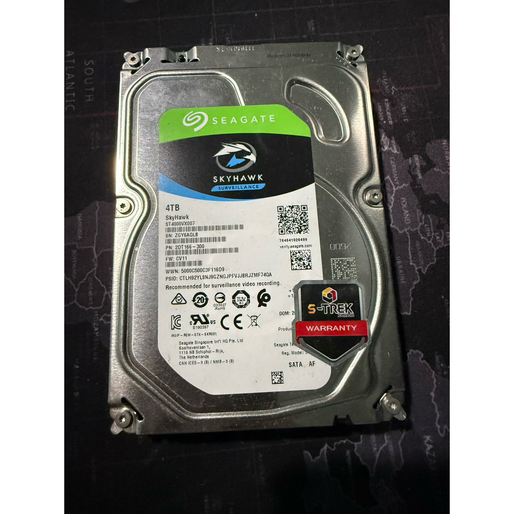 Seagate HDD 4 TB for CCTV (มือสอง)