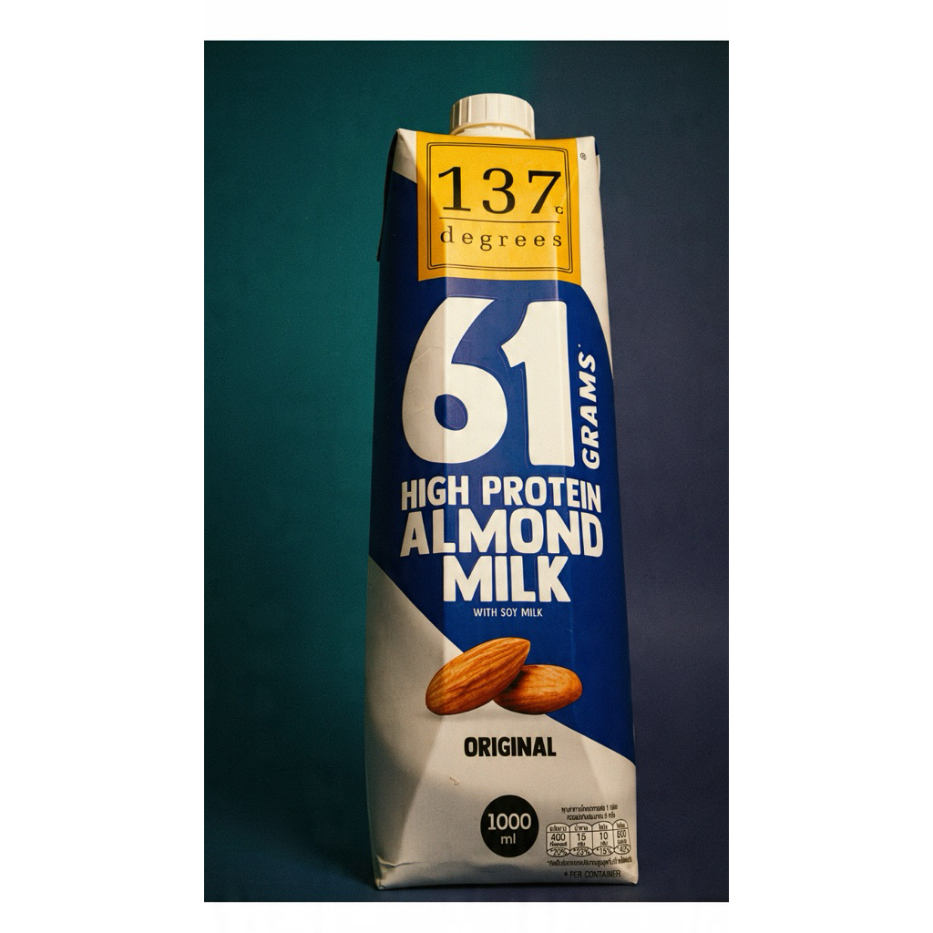 137 Degrees High Protein Almond Milk  1000ml