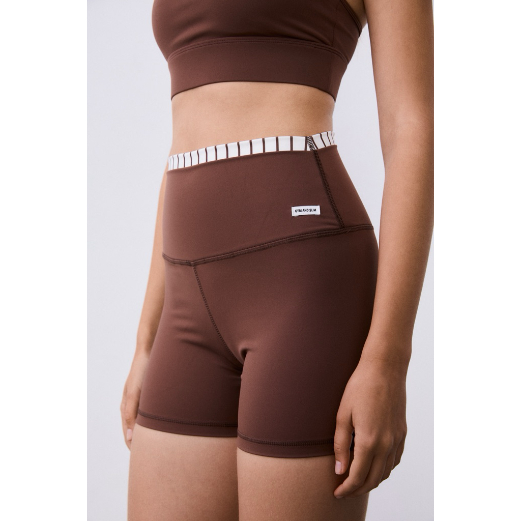 Gigi biker shorts กางเกงขาสั้นสำหรับออกกำลังกายจาก gymandslim