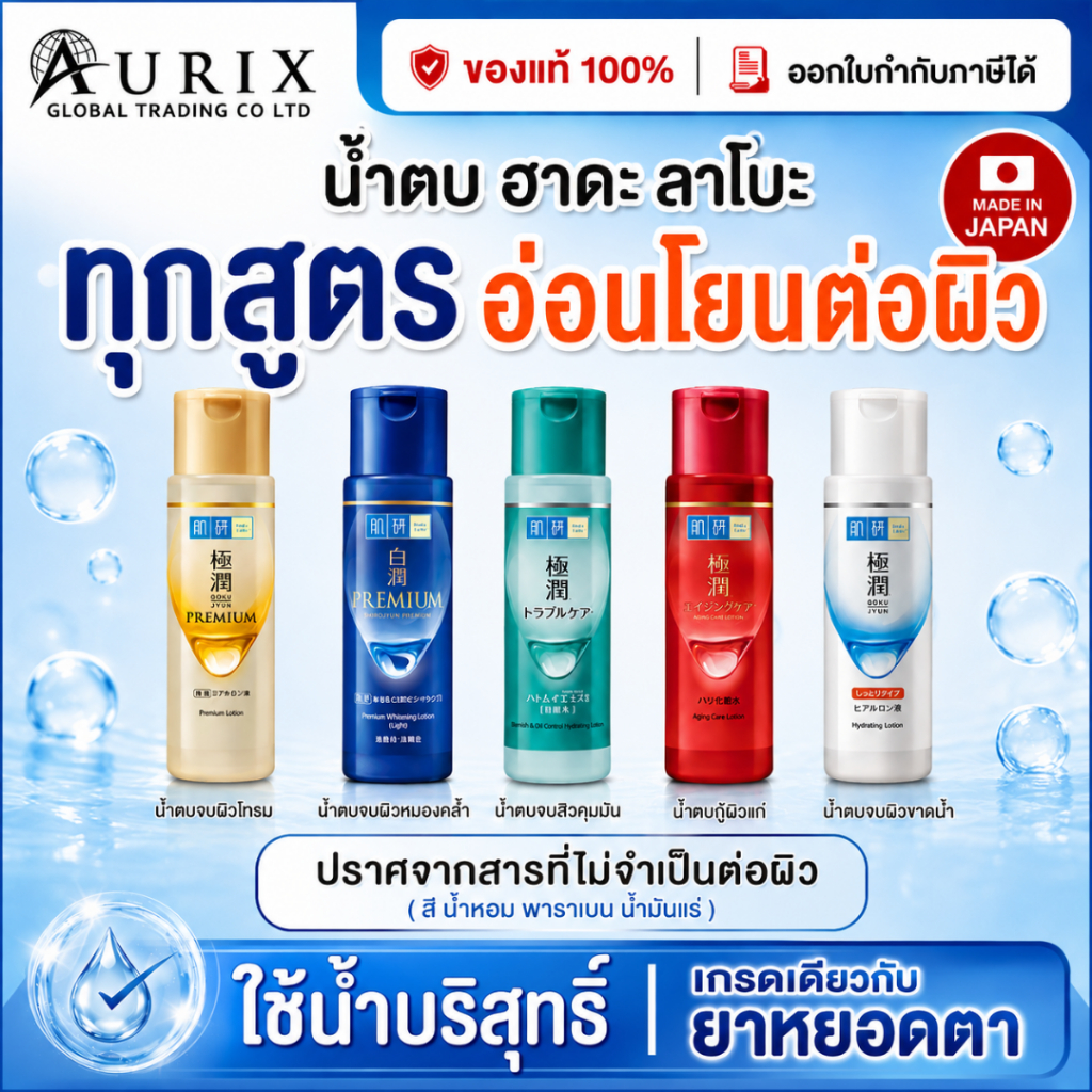 ของแท้จากญี่ปุ่น Hada Labo Lotion ฮาดะ ลาโบะ โลชั่นบำรุงผิว