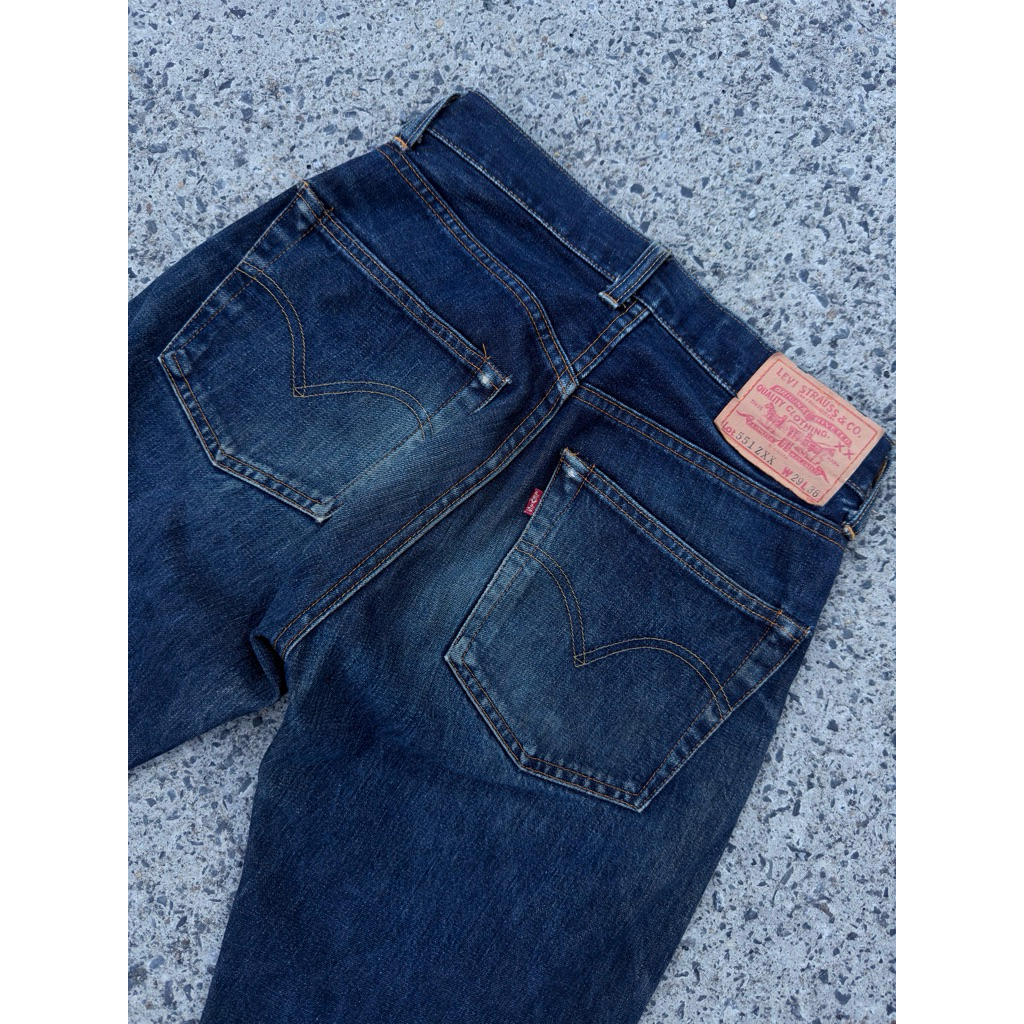 LVC1962 Levi’s BigE 551ZXX Zip Made in USA 1998s 🇺🇸 Size: เอววัดจริง29 พร้อมส่งจาก กทม.🚛