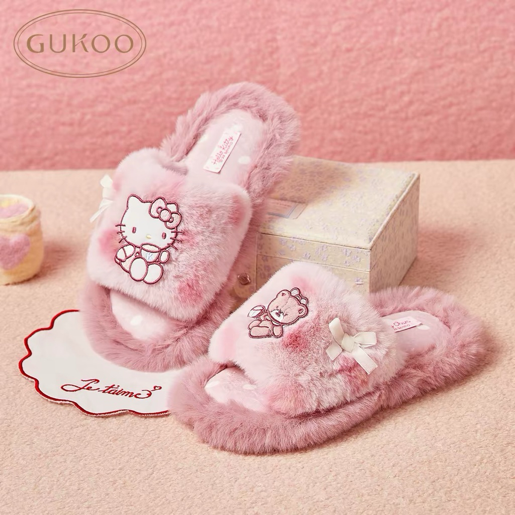 GUKOO - FLUFFY KITTY SLIPPER
