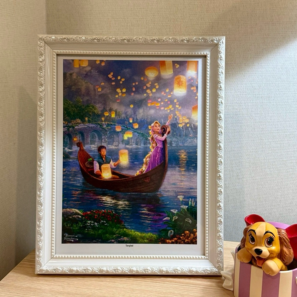 ภาพพร้อมกรอบ Thomas Kinkade Disney Princess