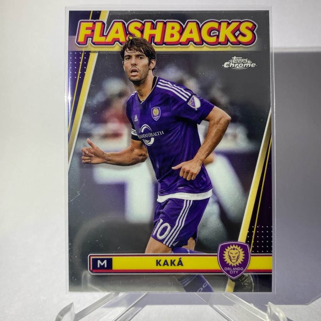 การ์ดนักฟุตบอล KAKA, ORLANDO CITY, TOPPS CHROME 2024, FLASHBACKS, No.95