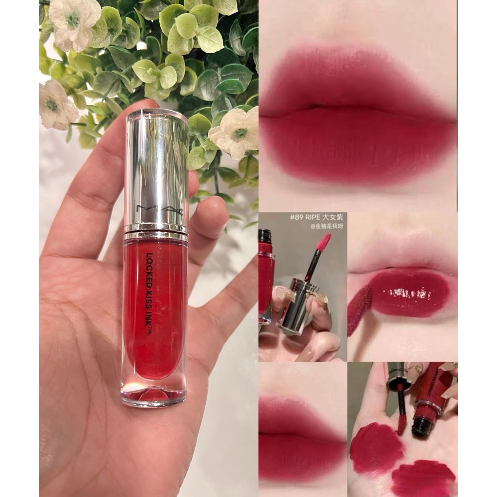 used MAC Locked Kiss Ink 24HR Lipcolour collection 💜 สี 89