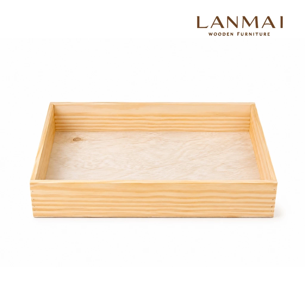 LM4 ลังไม้ กล่องไม้ WOODEN BOX จากไม้แท้ธรรมชาติ