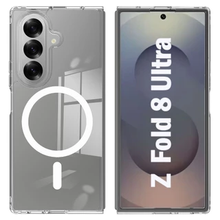 เคสใส เคสแม่เหล็ก Samsung Z Fold 8 Ultra / Fold 7 / Fold 6 / Fold 5 เคสชาร์จไร้สาย Z Fold8Ultra / Fold7 / Fold6 Magnetic