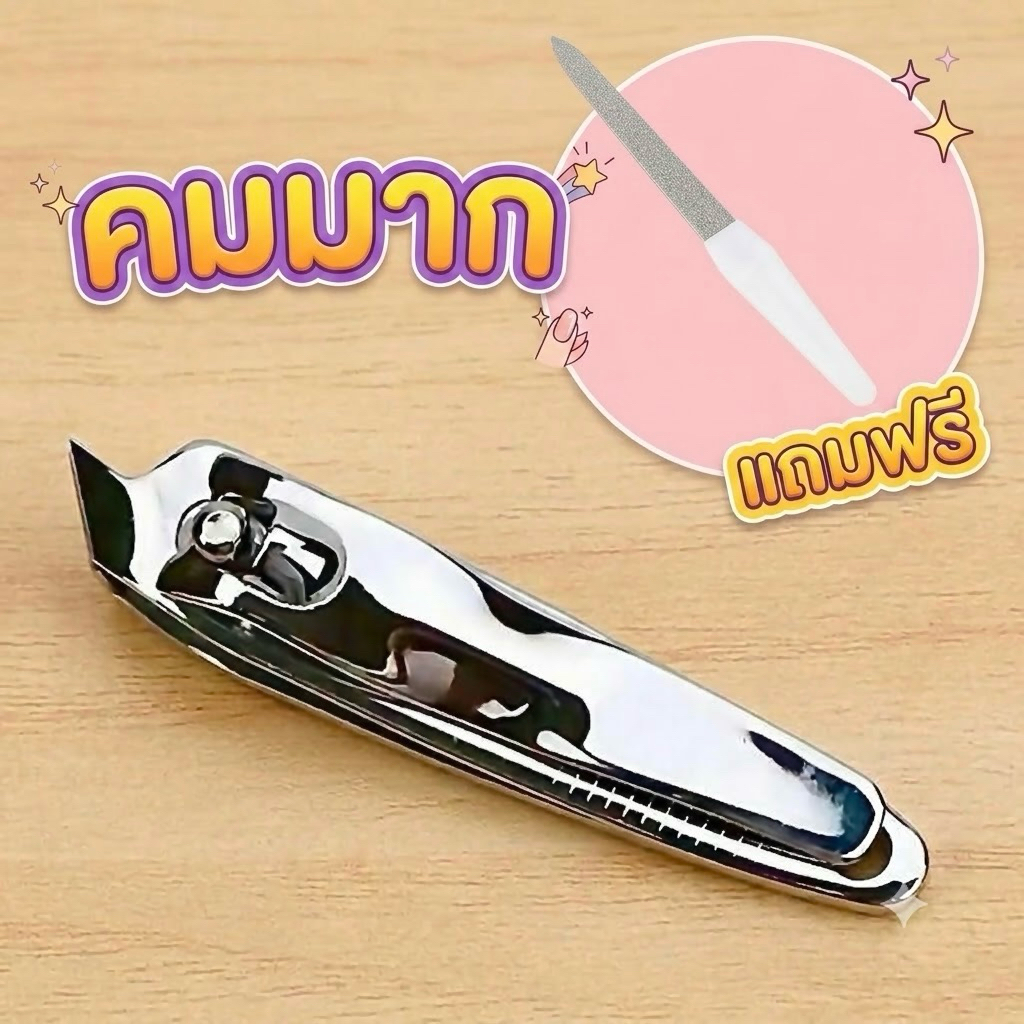 กรรไกรตัดเล็บปลายแหลม คมมาก อย่างดี กรรไกรตัดเล็บปากเฉียง กรรไกรตัดเล็บขบ กรรไกรตัดซอกเล็บ กรรไกรตัดหนัง (ส่งจากไทย)