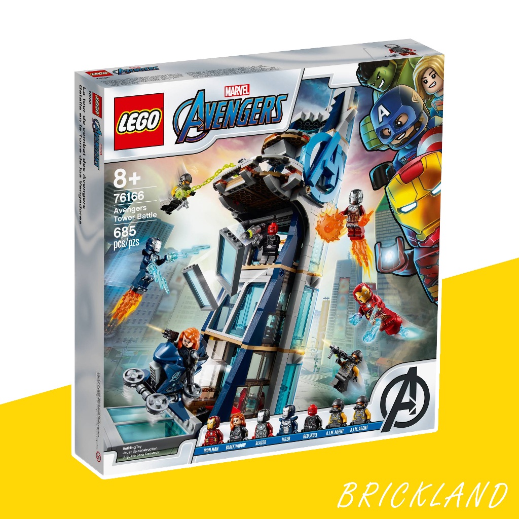 LEGO Marvel 76166 Avengers Tower Battle ของแท้ 100% พร้อมส่ง