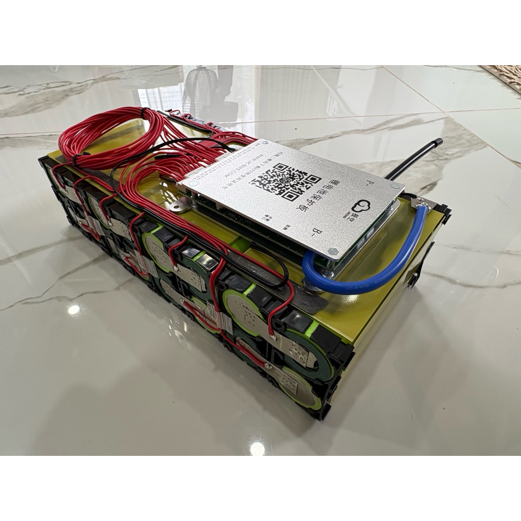 แบตเตอรี่ลิเที่ยมฟอสเฟส LifePo4 15A 48V(16S) JK BMS