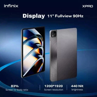 Infinix XPAD 16+512GB | 11 นิ้ว | แบตเตอรี่ใช้งานได้นาน | เสียงสเตอริโอ | เหมาะสำหรับการเรียน การดูหนัง และการเล่นเกม