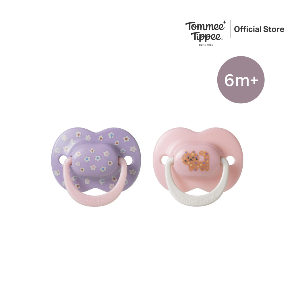 Tommee Tippee おしゃぶり Ultimate Fit 6-18か月 女の子 単色（新） 画像4