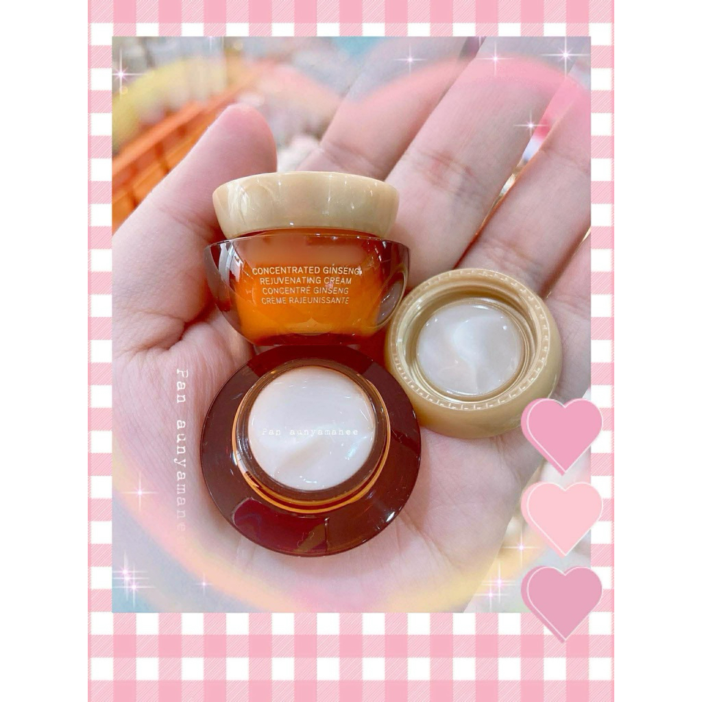 (ครีมสูตรใหม่)(ลดริ้วรอย)( ของแท้ % ) concentrated ginseng rejuvenating cream 5ml