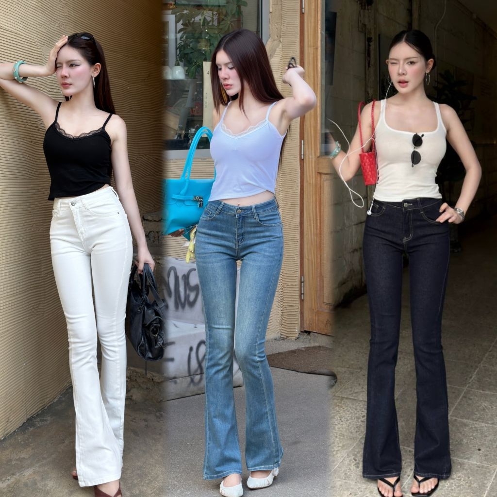 JESSICA BOOTCUT JEANS กางเกงยีนส์ทรงขาม้า