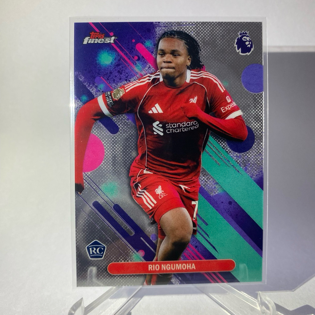 การ์ดนักฟุตบอล RIO NGUMOHA, RC, LIVERPOOL, TOPPS FINEST 2026, No.55