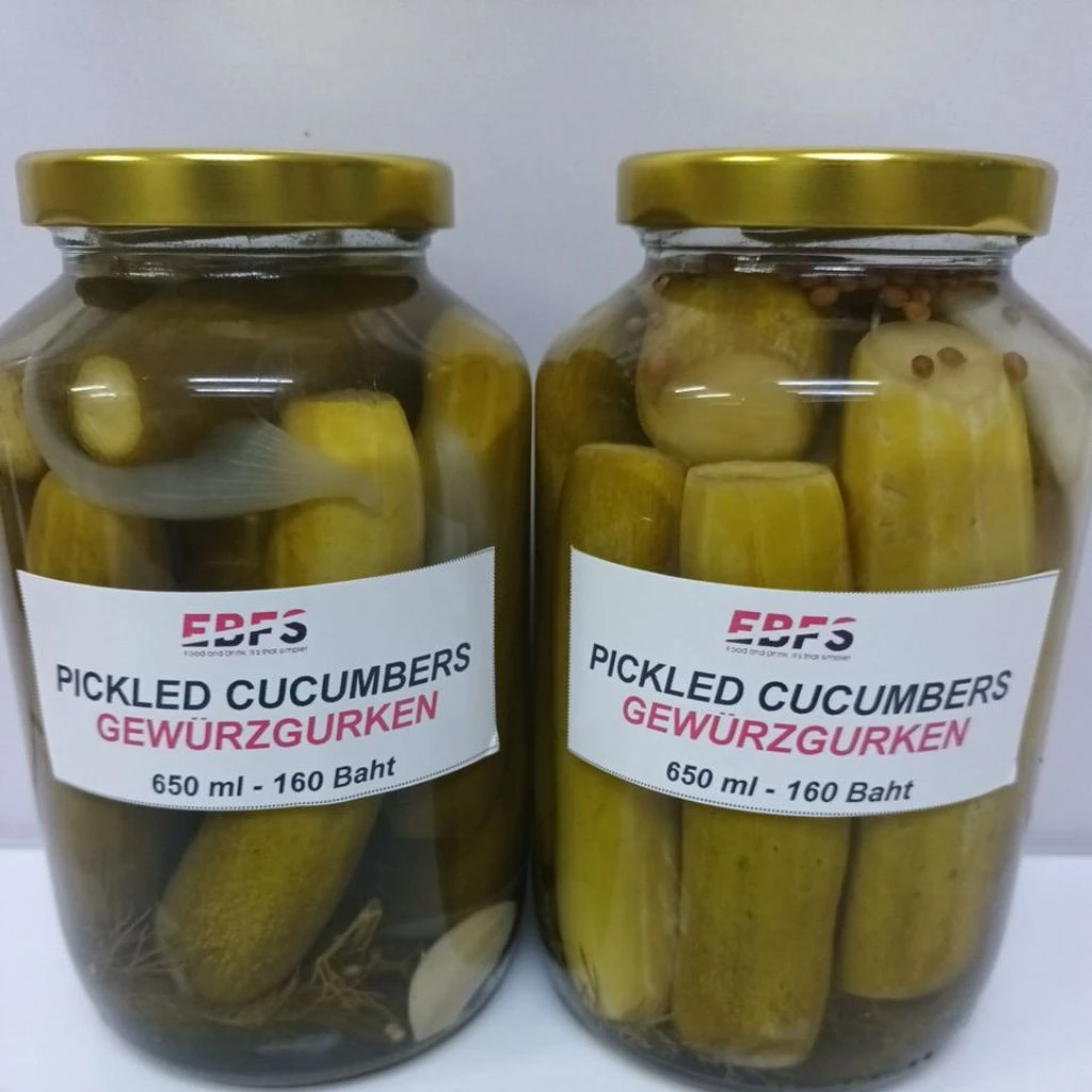 EBFS Pickled Cucumbers 2x 680 ml Jar / Gewürzgurken 2x 680 ml / homemade