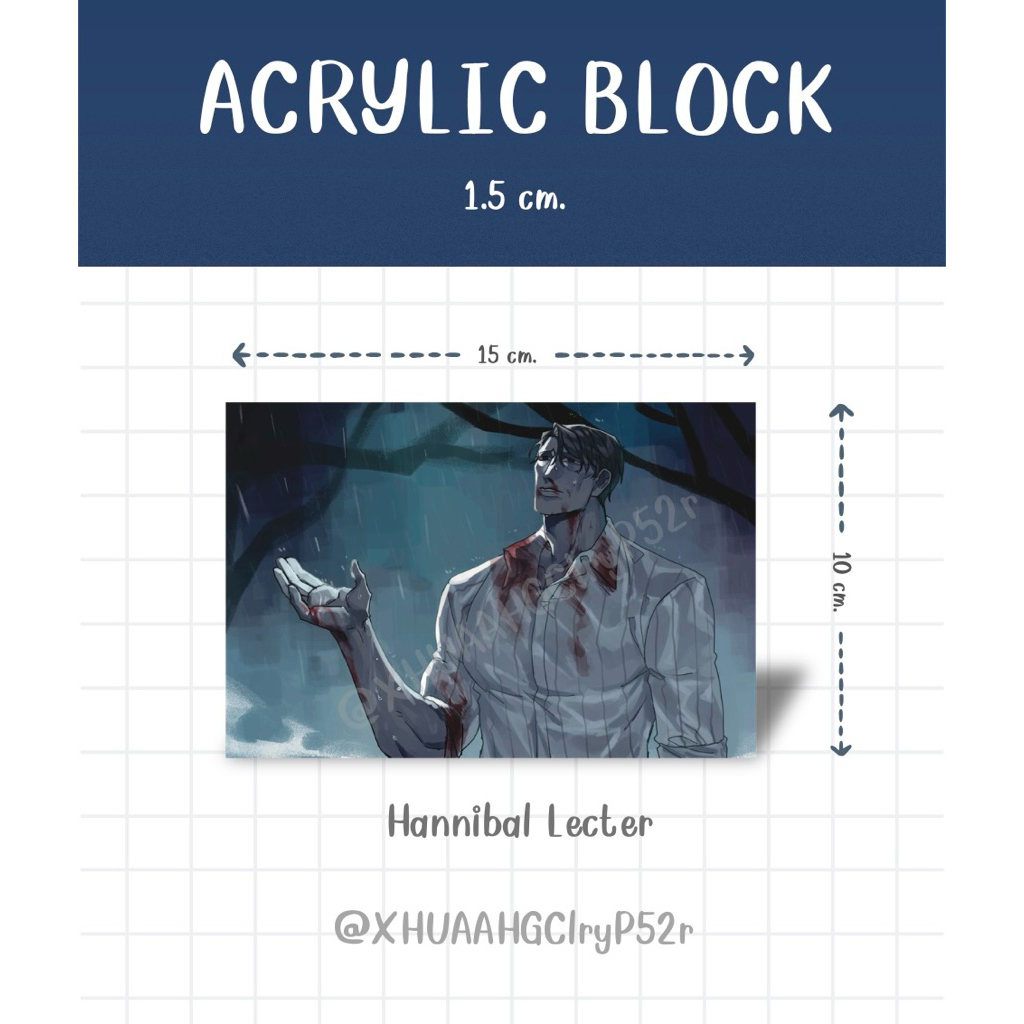 Acrylic Block สินค้าแฟนเมดจากเรื่อง Hannibal