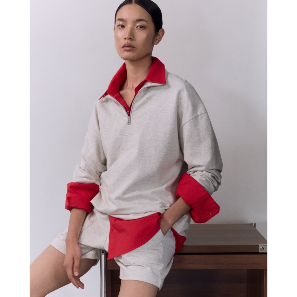 AMR DE SAISON ( AIMER ) - AMR Zip Collar Sweater French Terry