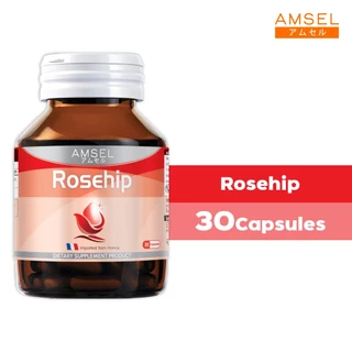 [1 แถม 1] Amsel Rosehip แอมเซล โรสฮิป สารสกัดจากกุหลาบป่า (30 แคปซูล)