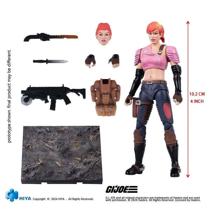 Hiya Toys EMG0361 1/18 : G.I.Joe Zarana
