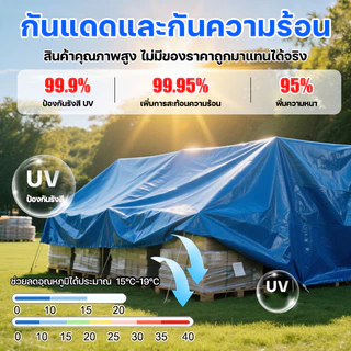 💧 กันน้ำ100% PVC ผ้าใบกันฝน ทนทาน 99 ปี ผ้าใบ หนาพิเศษเพิ่ม ผ้าใบกันแดดฝน ผ้ายางกันฝน กันฝน/กันแดด การชดเชยความเสียหาย