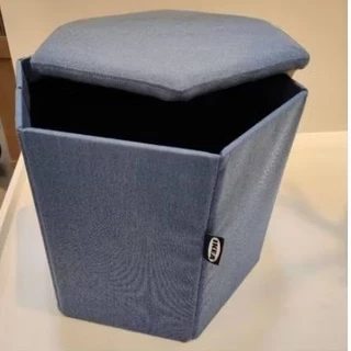 IKEA,แท้,กล่องผ้าอิเกีย อีเกีย ikea ขนาด33x38x33ซม.กล่องผ้าโพลีเอสเตอร์100%,วัสดุคล้ายกำมะหยี่,กล่องเก็บของอเนกประสงค์