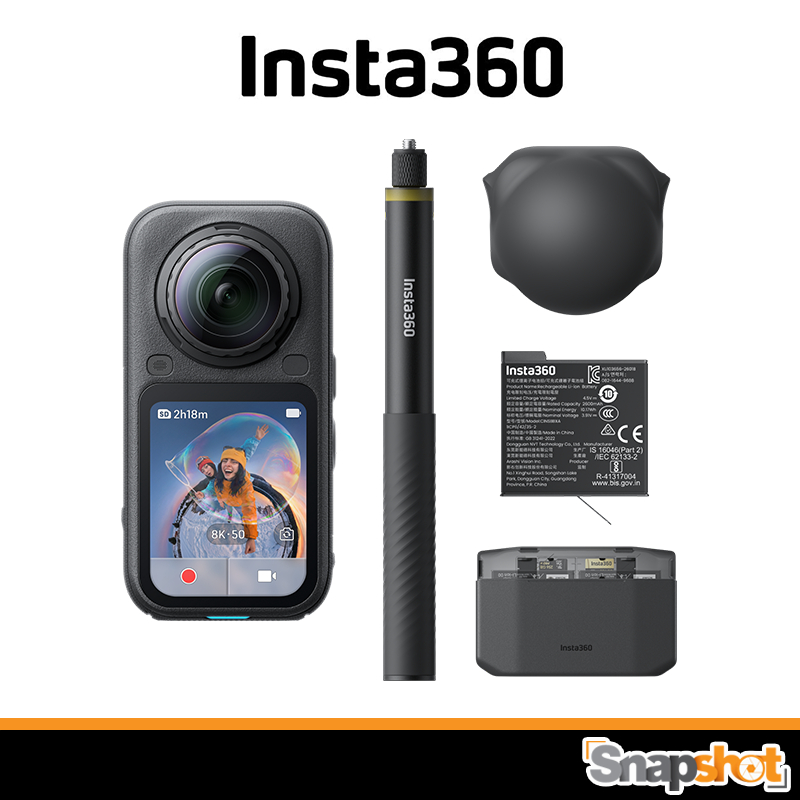 Insta360 X6 Essentials bundle Action Camera ประกันศูนย์ กล้อง 360 องศา Insta 360 X6